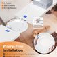 16 Pack 6 Inch LED Recessed Ceiling Light, 3500K Neutral White, 1050LM 12W 120V, High Brightness Canless Wafer Downlight Dimmable - ETL&FCC&IC