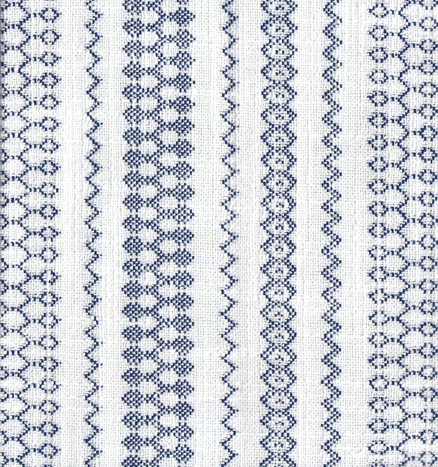 Classic Parsons Dining Chair -Blue Farmhouse Stripe (Set of 2)