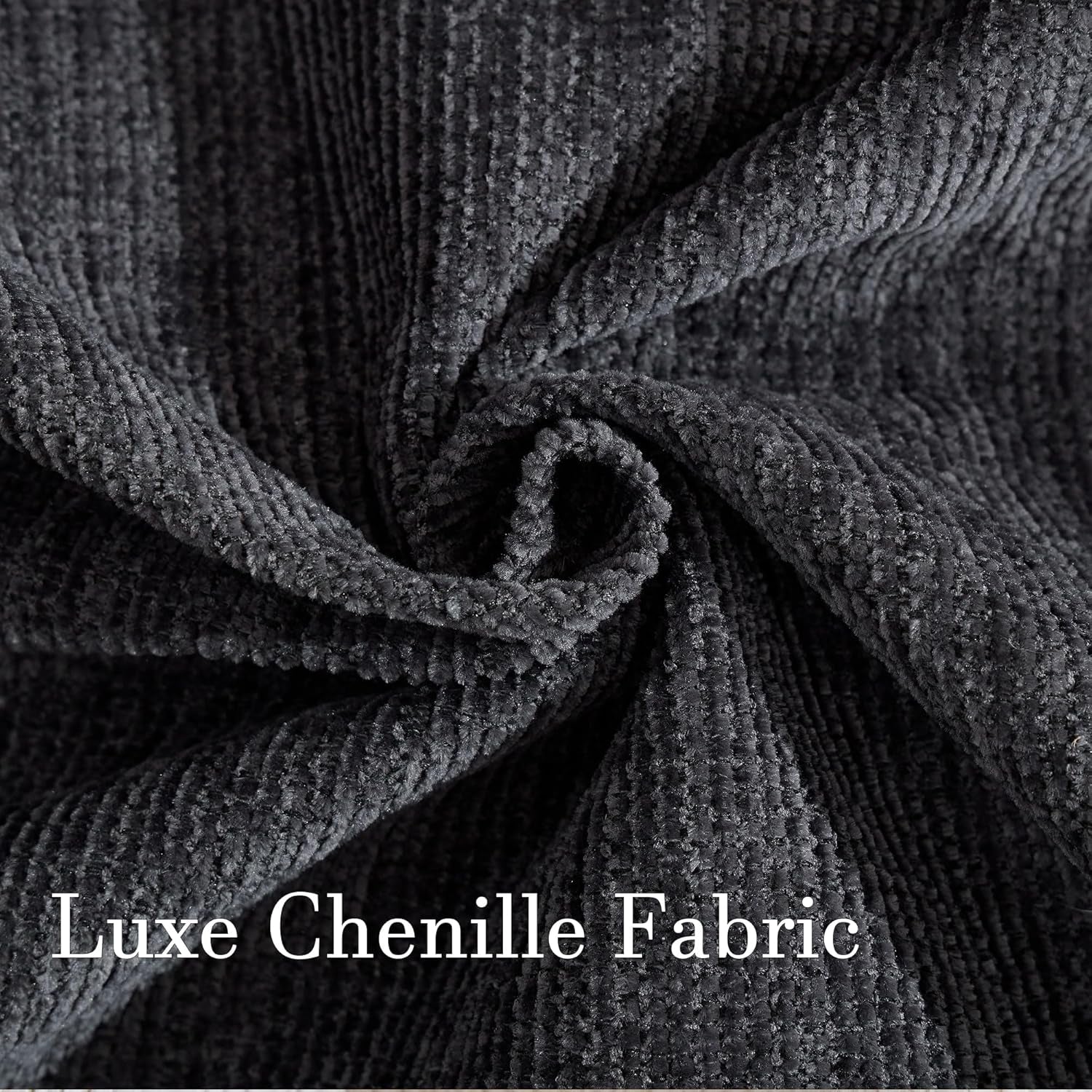 Couches for Living Room, 89 Inch Cloud Couch Sofa in Chenile with Extra Comfy Soft Deep Seats, Modern 3 Seater Sofas for Living Room Bedroom Office Apartment, Grey