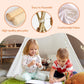 Kids Teepee Tent for Girls or Boys with Carry Case, Foldable Play Tent for Toddler Suit for Indoor and Outdoor Play, Protable Kids Playhouse Children Tent(Mat Not Included)