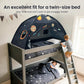 Space Galaxy Bed Tent for Kids – Sleep Bed Canopy with 9 Planets Design, Easy-To-Install Indoor Kids Play Tent, Imaginative Playhouse, Ideal Gift for Boys & Girls – 77" X 40" X 46"