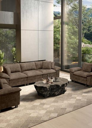 3-Piece Modular Sectional Sofa Set for Elegant Living Spaces