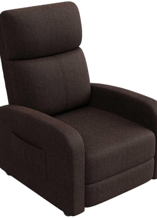 Ergonomic Recliner Chair for Adults with Adjustable Features, Side Pocket, High Back, Wide Arms, and Padded Seat – Ideal for Home Theater and Living Room Seating