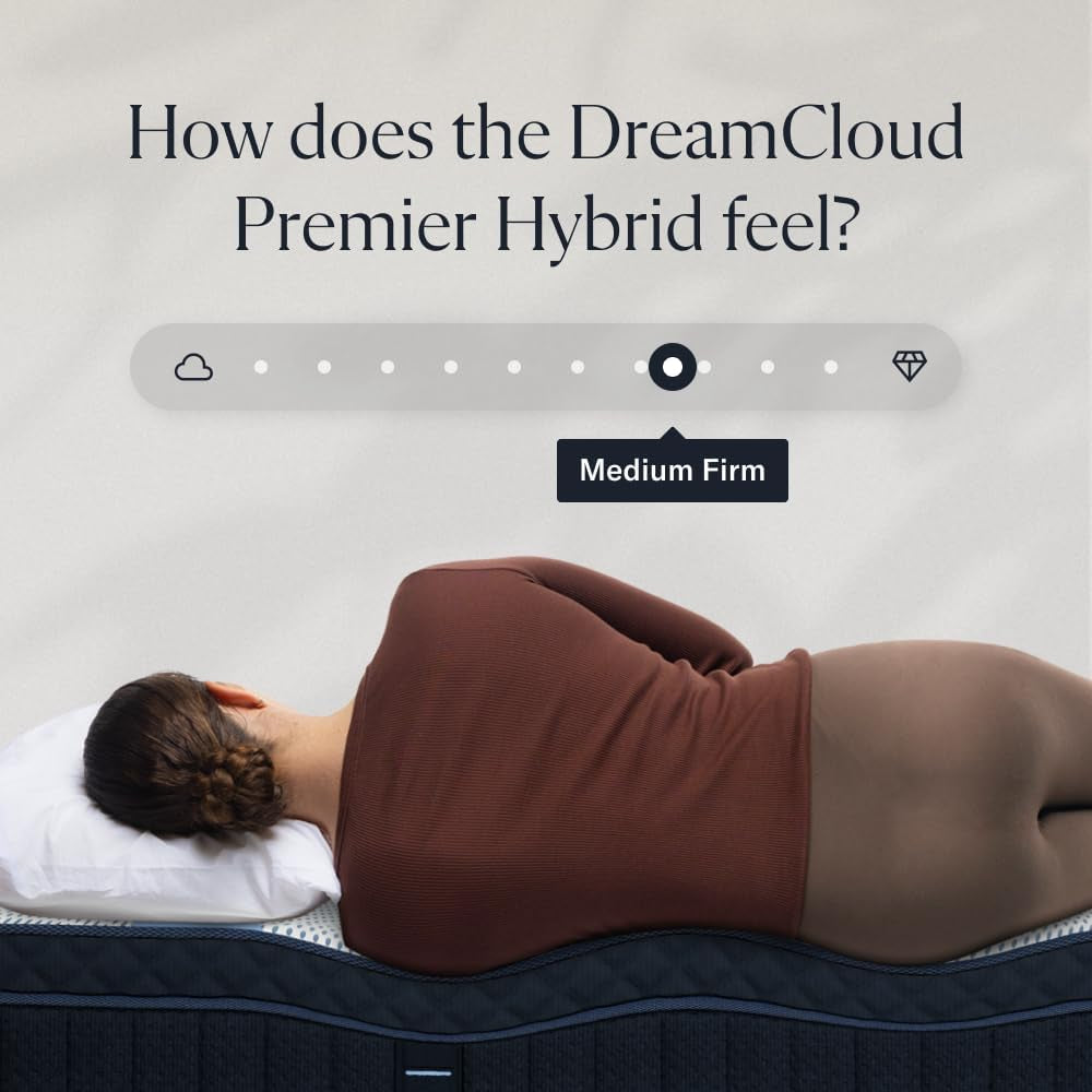 Premier 13" California King Mattress - Luxury Hybrid Gel Memory Foam - 365 Night Trial - Back Pain Relief - Fiberglass Free - Forever Warranty - Mattress in a Box - Certipur-Us Certified