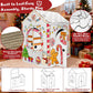 Gingerbread Cardboard House to Color for Kids Toddlers, Large Gingerbread Cardboard Coloring House Playhouse Christmas Arts & Crafts Activity Indoor Fun, 40" X 32" X 26"