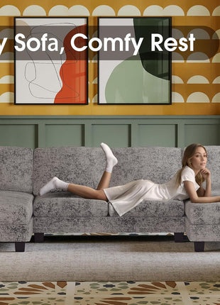 Cozy U-Shaped Grey Sectional Sofa for Enhancing Your Living Room Experience with Family and Friends