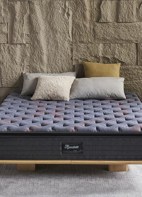 11.4-Inch Queen Hybrid Mattress with Medium Firm Pocket Springs for Enhanced Pressure Relief, Conveniently Packaged for Bedroom or Guest Room Use