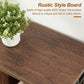 Sofa Console Table, Rustic Console Table with 3-Tier Storage, Engineered Wood Sofa Tables with Open Shelves, Heavy Duty Entryway Tables for Living Room, Hallway (47 Inch, Rustic Brown)