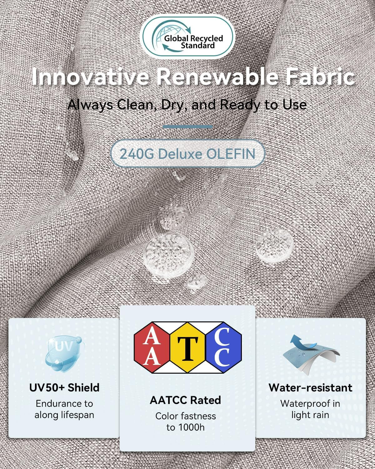 Aluminum Outdoor Patio Furniture Set, 7 Seats Outdoor Sectional with Coffee Table, Patio Conversation Sets with Upgraded Armrests and Cushions for Backyard, Garden and Poolside