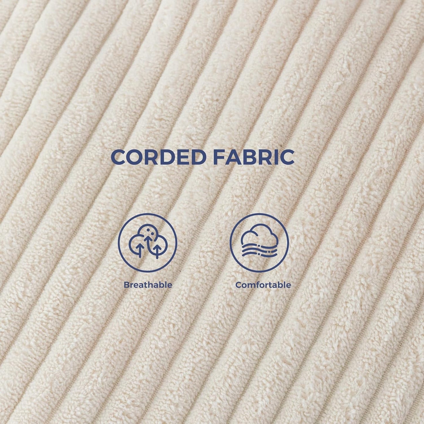 Modern Accent Chair, Comfy Living Room Chair with Metal Frame Wooden Armrest, Upholstered Armchair with Soft Cushion for Bedroom Balcony Lounge Reading Room, Beige