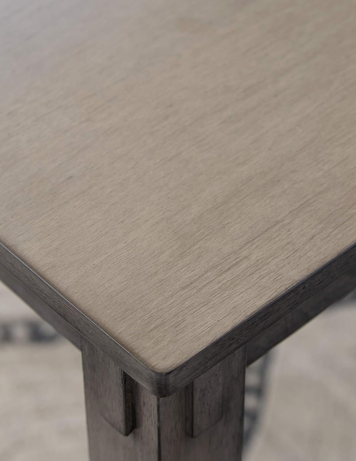 Bridson 6 Piece Dining Set, Includes Rectangular Dining Table, 4 Ladderback Chairs & Bench, Wood, 36" W X 60.13" D X 30" H, Gray