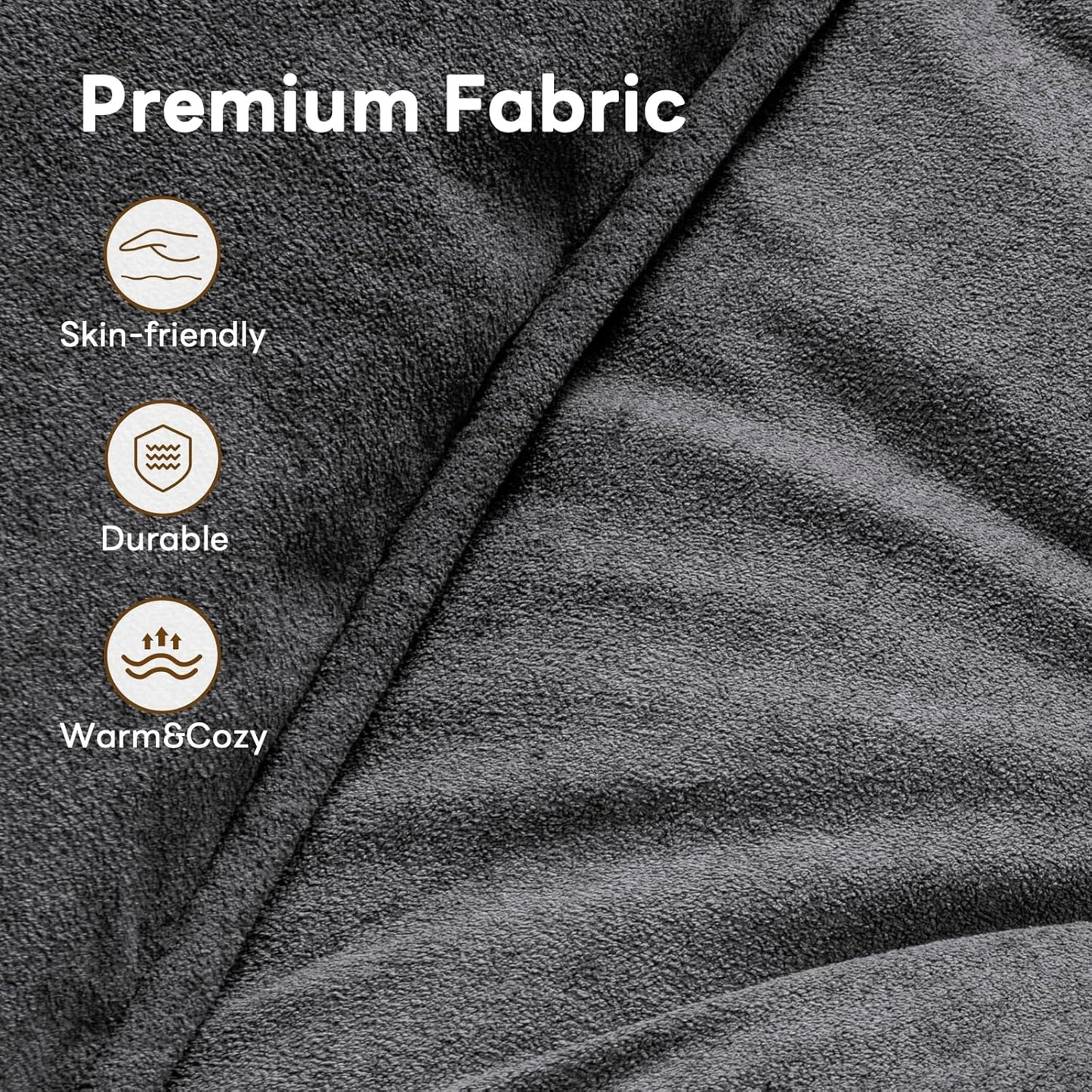 Modular Sectional Sofa - Modern L Shaped Boneless Couch with Deep Seat, Upholstered Sectional Couches for Living Room, Bedroom, Office, No Assembly Required, Gray