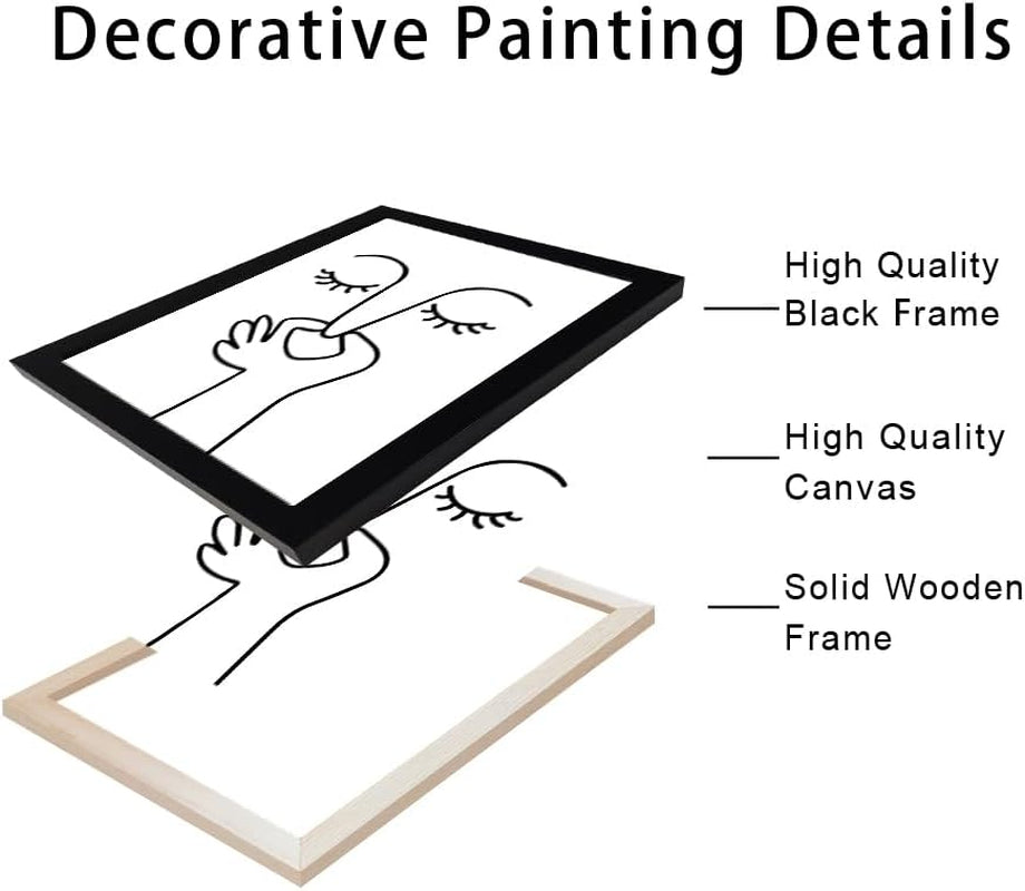 Black and White Bathroom Wall Decor Bad Smell Humorous Wall Art Funny Guest Toilet Picture Print Painting Modern Minimalistic Bathroom Sign