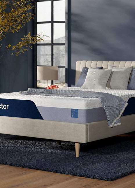 Classic 12-Inch Medium Firm Mattress - Contouring Memory Foam with Cooling Top Layer for Enhanced Back Pain Relief - Convenient Mattress in a Box with 365-Night Trial and Lifetime Warranty