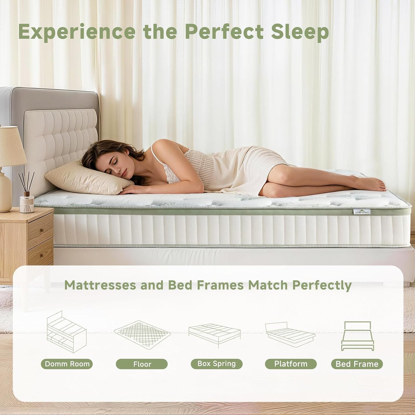 Queen Size Mattress,14 Inch Queen Mattress in a Box,Memory Foam Hybrid Mattress,With Individual Pocket Spring - Pressure Relief, Motion Isolation, Cool Sleep, Certipur-Us Certified, 80''L X 60''W