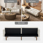 76.4" Futon Sofa Bed, Couch, Loveseat, Sleeper Sofa, Mid Century Modern Futon Couch, Sofa Cama, Couches for Living Room (Aaron, Pearl White Boucle)