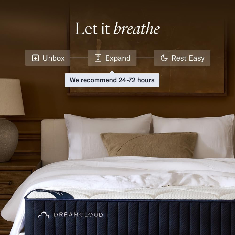 Premier 13" California King Mattress - Luxury Hybrid Gel Memory Foam - 365 Night Trial - Back Pain Relief - Fiberglass Free - Forever Warranty - Mattress in a Box - Certipur-Us Certified