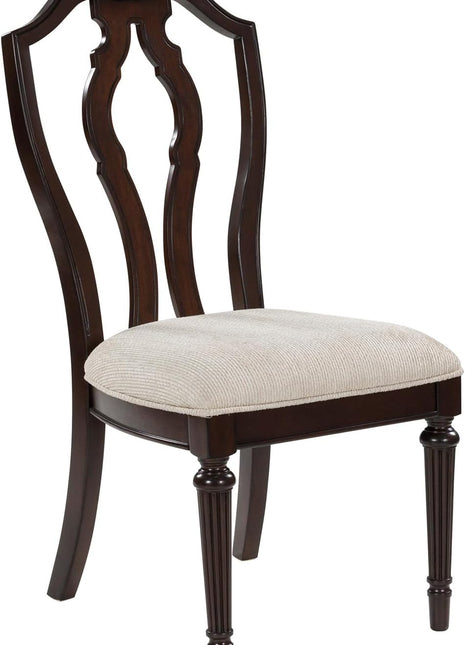 Signature Design by Ashley Lavinton Traditional Upholstered Dining Chairs in Tan - Set of 2