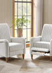 Stripe / Recliner Set Of 2