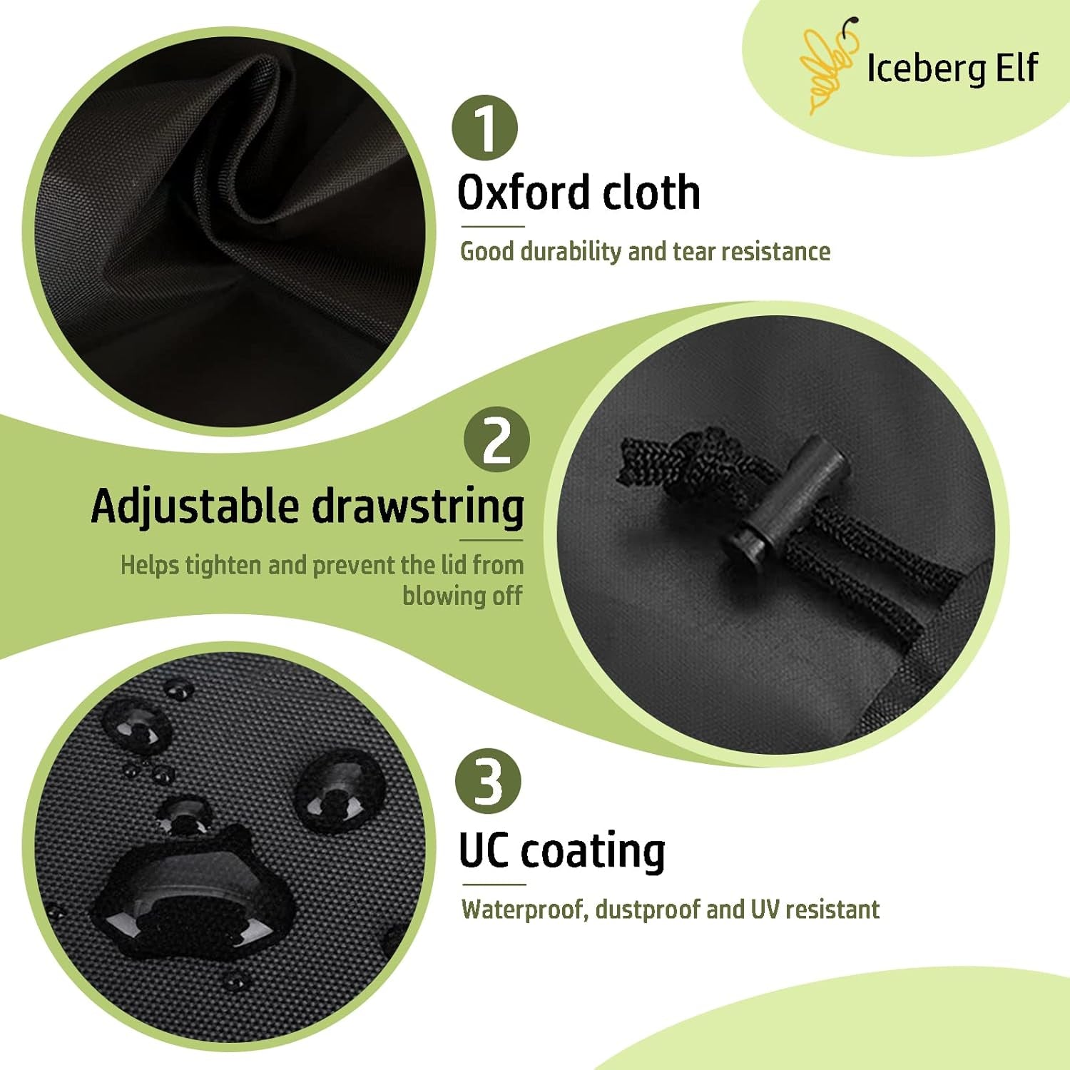 Large Outdoor Playhouse Covers Waterproof, 80" L X 55" W X 63" H Sun Protection Dust, 420D Heavy Duty Oxford Fabric,Large Playhouse Cover,Black