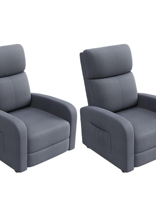 Ergonomic Recliner Chair for Adults with Adjustable Features, Side Pocket, High Back, Wide Arms, and Padded Seat – Ideal for Home Theater and Living Room Seating