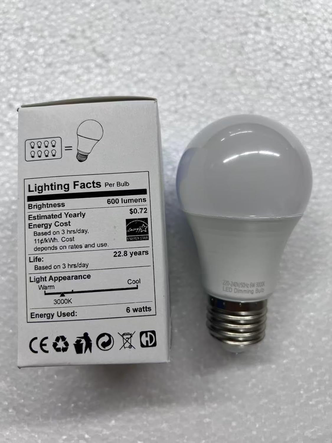 Bedside Table Lamp with USB Port - Touch Control for Bedroom Wood 3 Way Dimmable Nightstand Lamp with round Flaxen Fabric Shade for Living Room, Dorm, Home Office (LED Bulb Included)