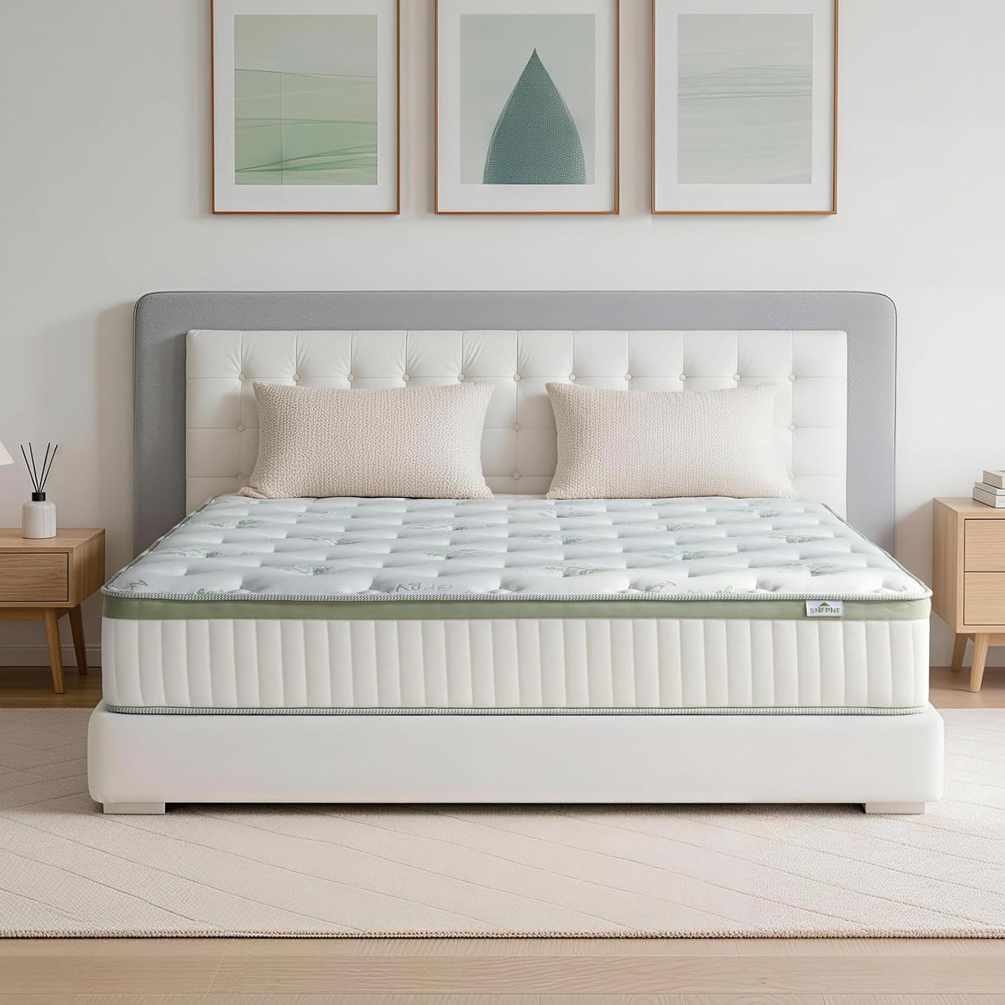 Queen Size Mattress,14 Inch Queen Mattress in a Box,Memory Foam Hybrid Mattress,With Individual Pocket Spring - Pressure Relief, Motion Isolation, Cool Sleep, Certipur-Us Certified, 80''L X 60''W