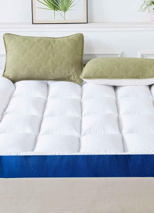 5-Inch Queen Mattress Topper for Enhanced Back Pain Relief Featuring Breathable Soft Memory Foam Pillow Top and Secure Elastic Straps