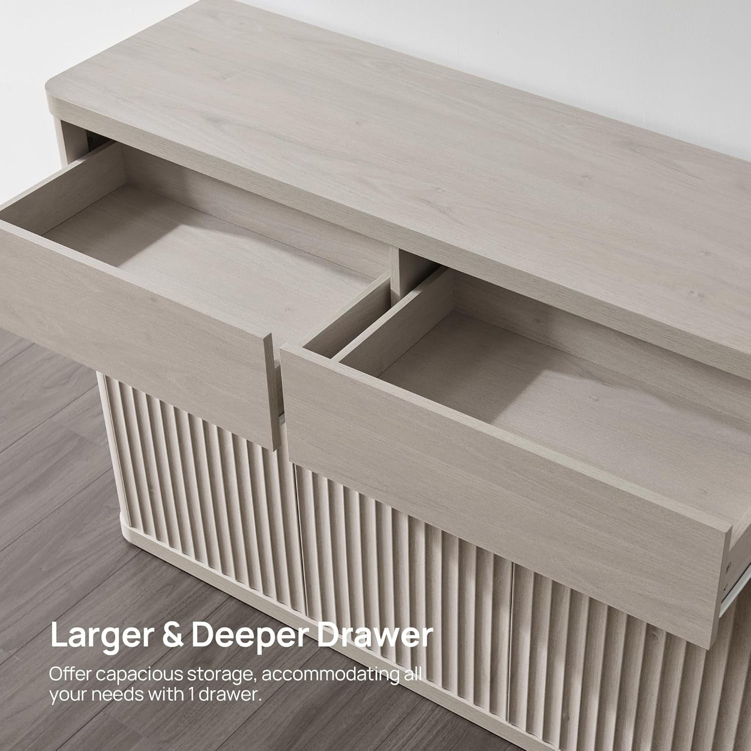 Buffet Cabinet with Storage - Storage Cabinet Sideboard with Doors & Shelves Accent Credenza Buffet Table with 2 Drawer Buffets & Sideboards for Living Room Dining Room Kitchen Entryway