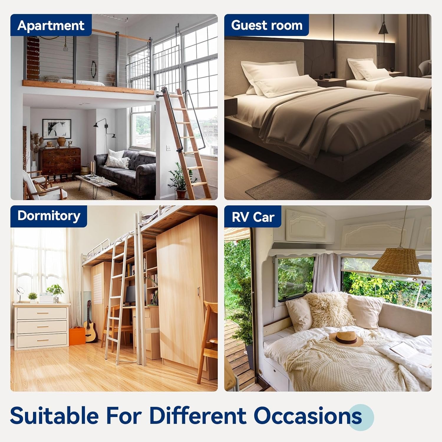 Memory Foam Mattress, Soft Plush Feel, 12 Inch, Queen, White/Grey