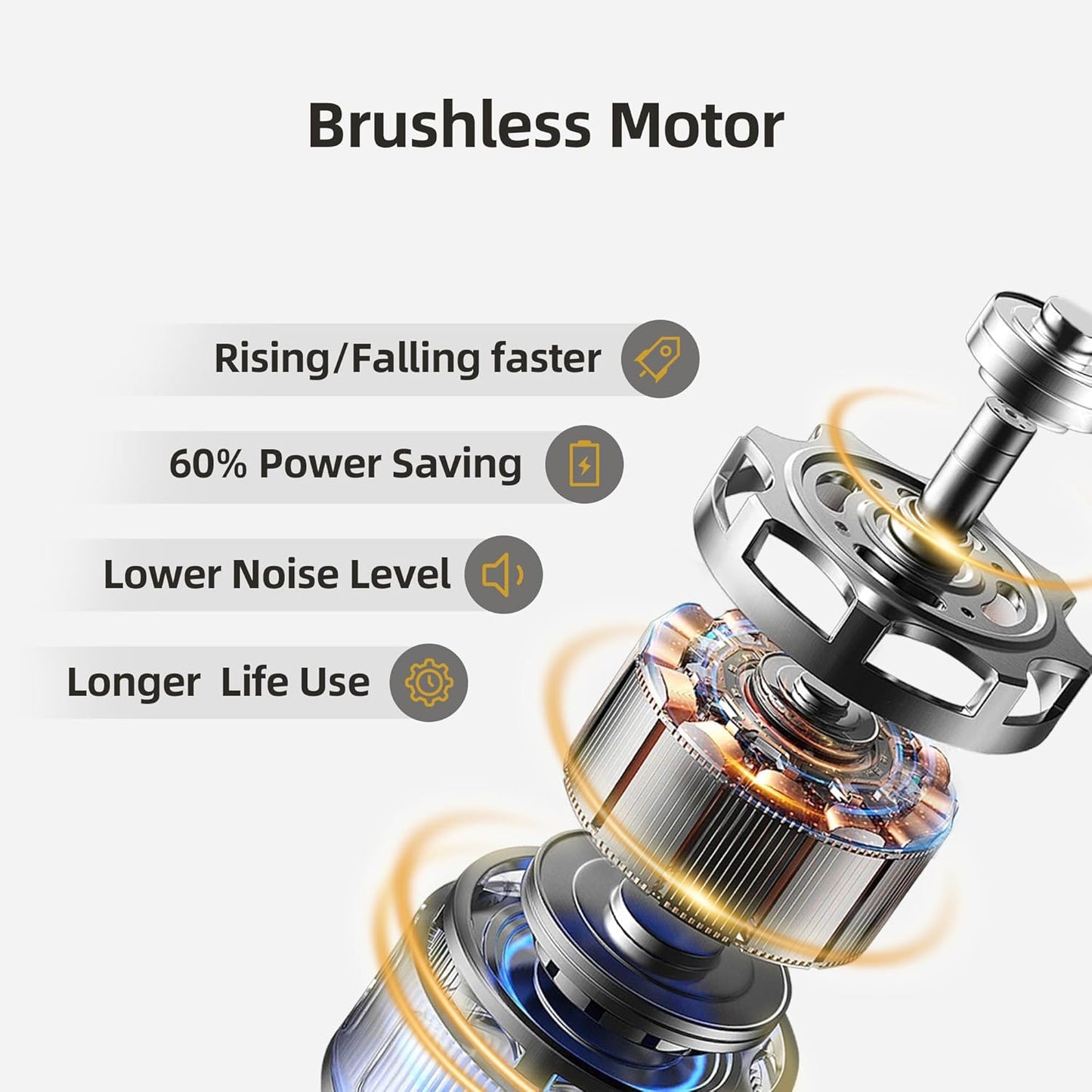 Electric Standing Desk, Adjustable Height Stand up Desks, 55 X 24 Inches Sit Stand up Desk for Home Office Computing, 3-Preset Memory Height Ergonomic Rising Desks, Black