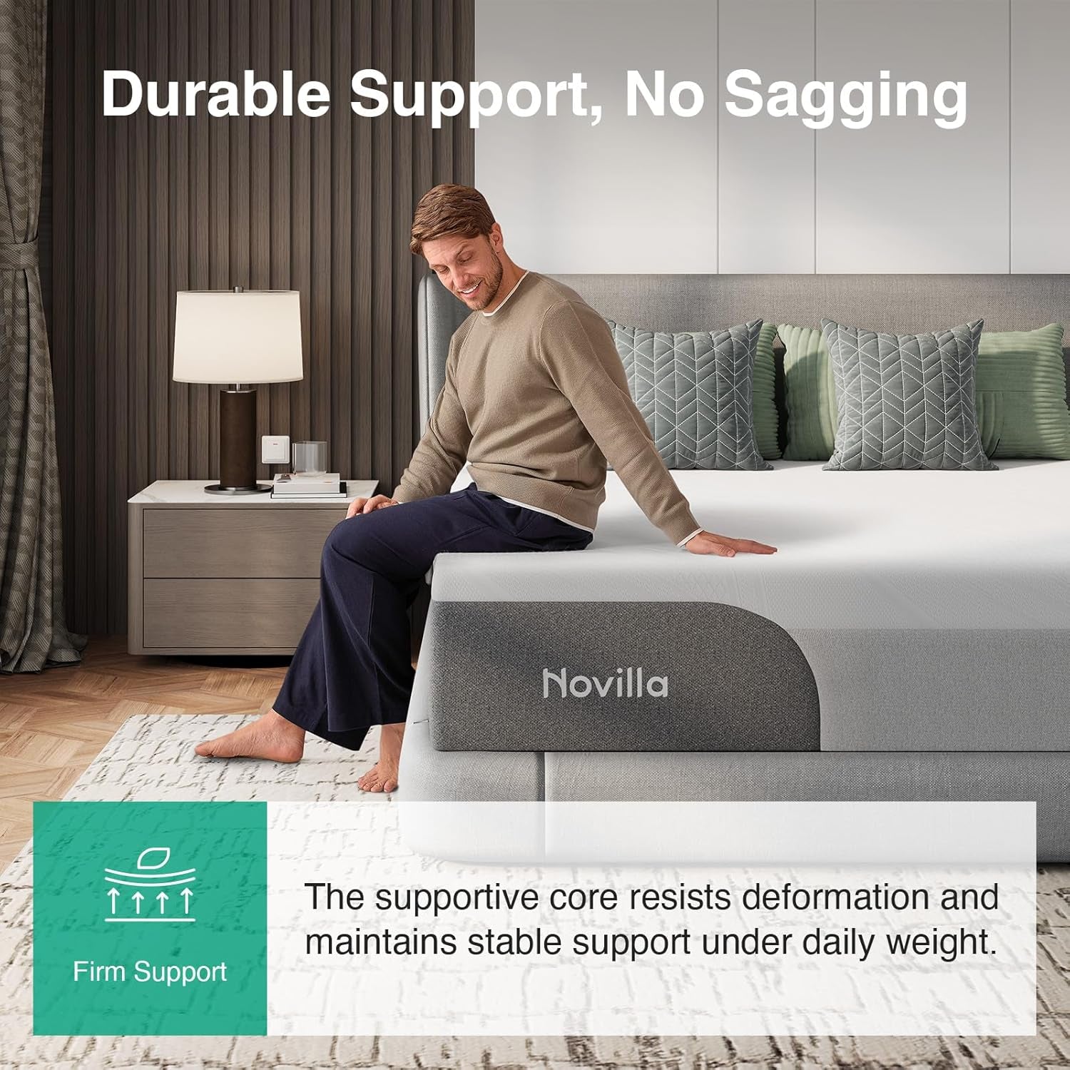 Twin XL Mattress 12 Inch, Gel-Infused Bliss Cooling Memory Foam Mattress Twin XL in a Box with Cool-Touch Nylon Cover, Pressure Relief & Body Support with Certipur-Us Certified Foam