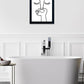 Black and White Bathroom Wall Decor Bad Smell Humorous Wall Art Funny Guest Toilet Picture Print Painting Modern Minimalistic Bathroom Sign