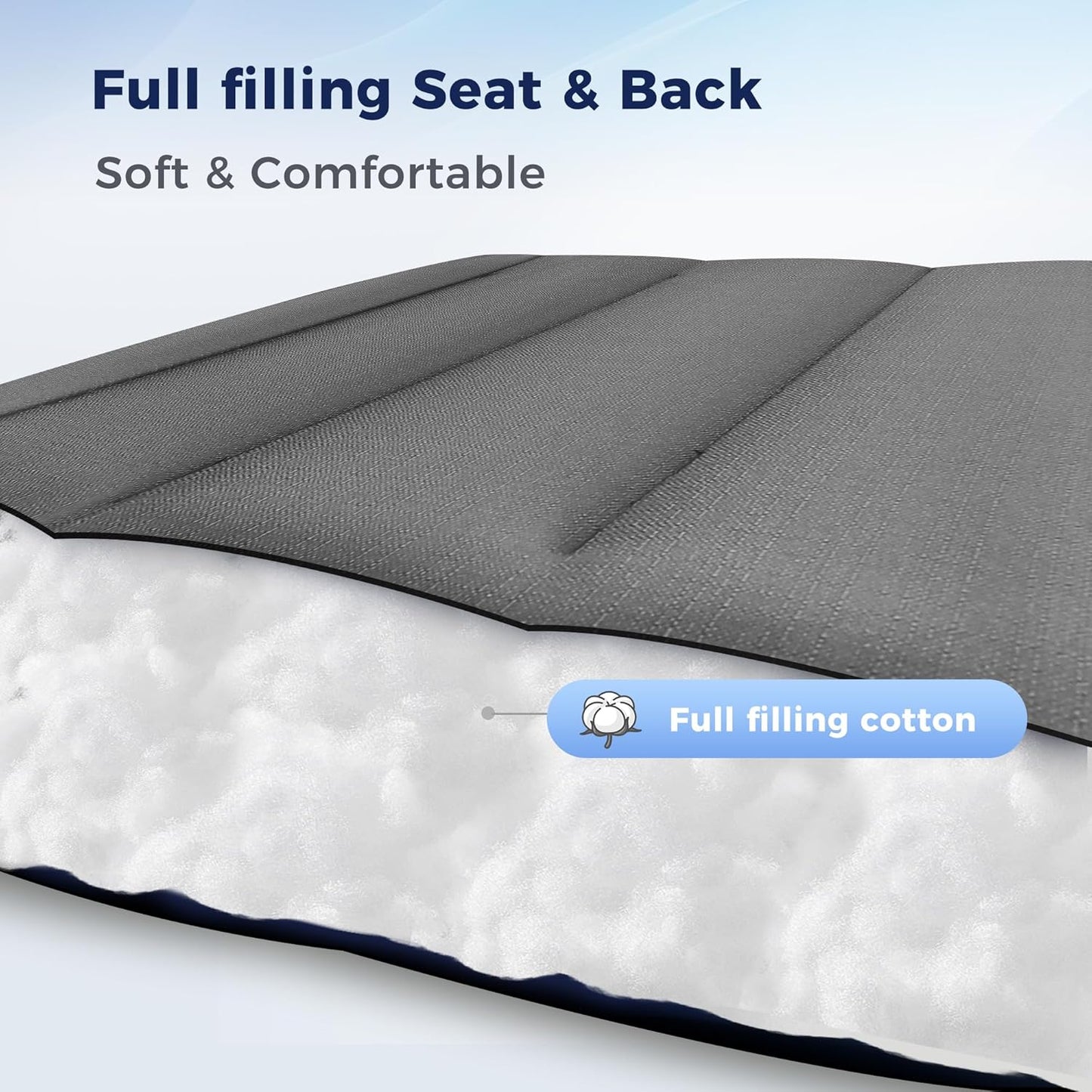 Oversized Zero Gravity Chairs Set of 2, Folding Padded Recliner anti Gravity Lounge Chair with 28" Wide Seat and Cup Holder, Support 400Lbs, Grey & Black