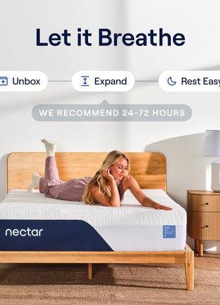 Classic 12-Inch Queen Mattress - Medium Firm Memory Foam with Cooling Layer for Back Pain Relief - Convenient Mattress in a Box - 365-Night Trial and Lifetime Warranty