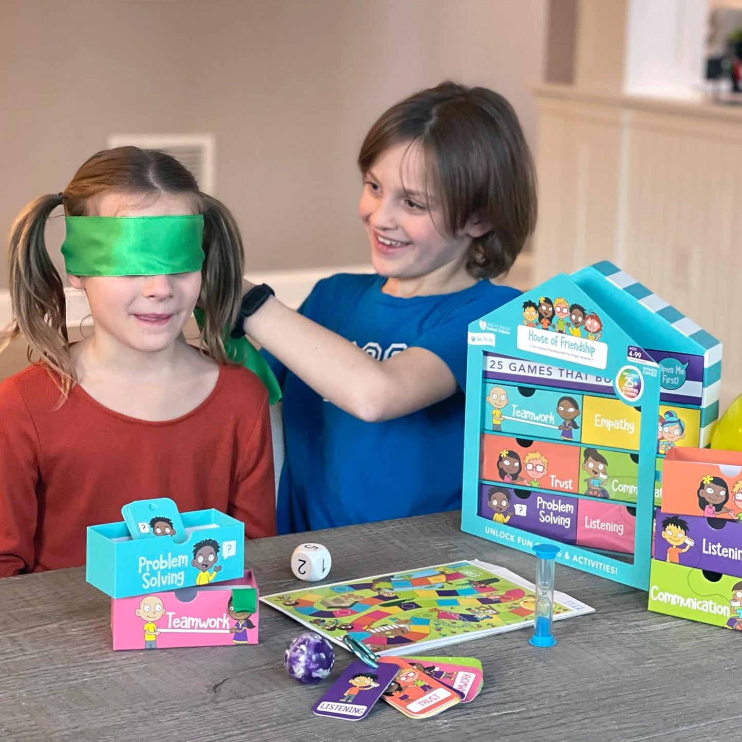 House of Friendship - DIY Friendship Playhouse Kit for Kids Ages 4-12, Social Skills Learning Activities, Creative Crafts for Teamwork, Communication, and Emotional Intelligence