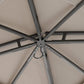 10X10 Outdoor Gazebo - Patio Gazebo with Mosquito Netting, Outdoor Canopies for Shade and Rain for Lawn, Garden, Backyard & Deck (Gray)