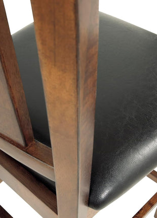 Signature Design by Ashley Ralene Medium Brown Rake Back Dining Room Chairs, Set of 2