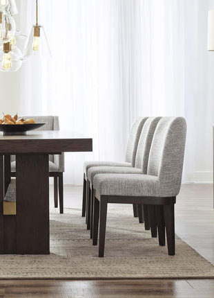 Burkhaus Traditional Dining Room Server with Dual Cabinets in Dark Brown Finish by Signature Design by Ashley