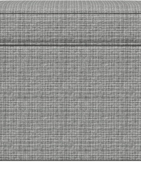 Dinah Collection Modern Storage Ottoman with Sage Mini Grid Pattern for Living Room and Bedroom