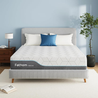 Medium King Mattress 12 Inch Memory Foam Mattress King Size Bed in a Box for Back Pain Relief and Cool Sleep with Gel Foam and Removeable Fiberglass Free Cover, Certipur-Us Certified