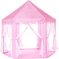 Princess Tent Girls Large Playhouse Kids Castle Play Tent with Star Lights Toy for Children Indoor and Outdoor Games, 55'' X 53'' (Dxh)