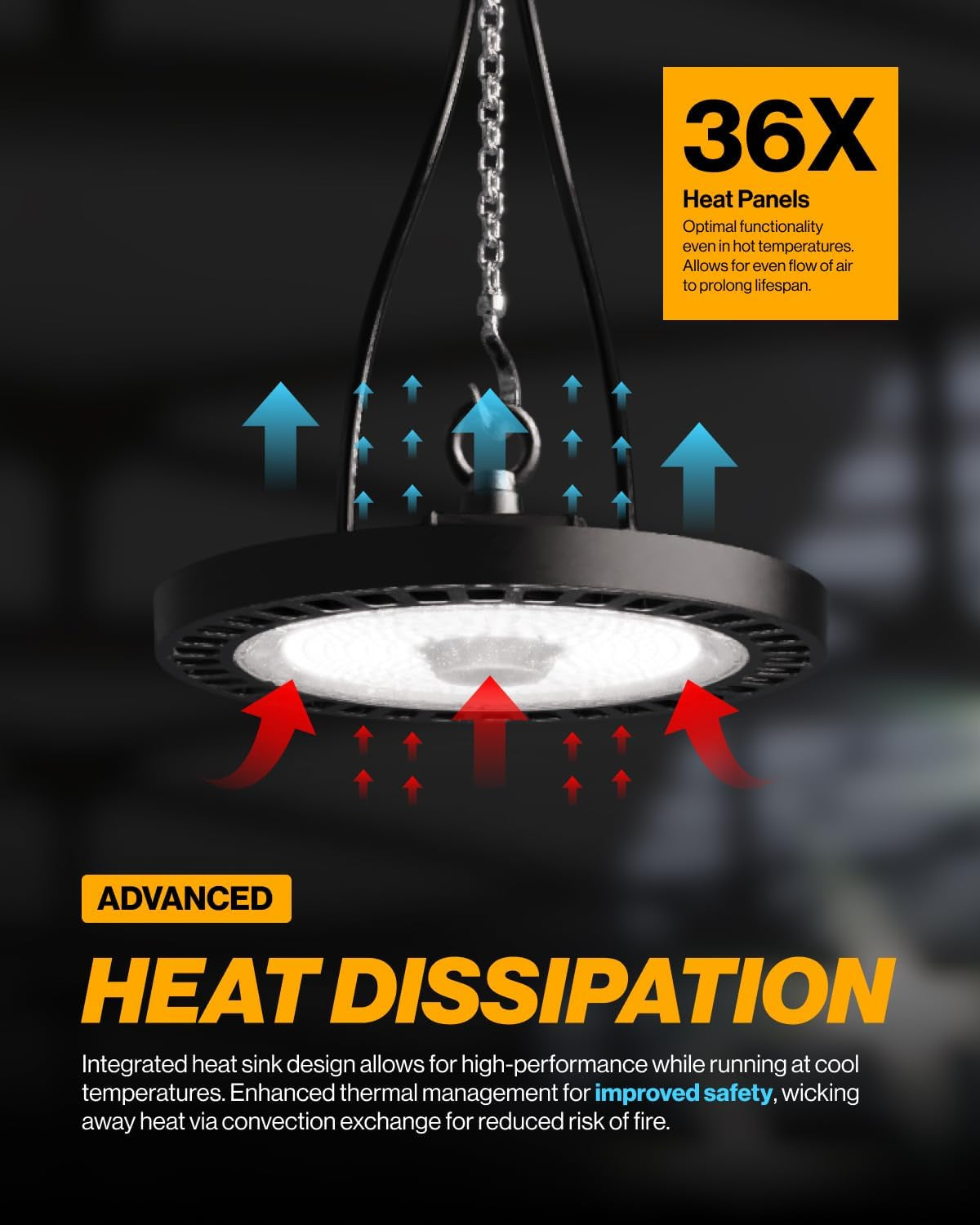 Sunco UFO LED High Bay Light, 150W, 21000 Lumens 5000K 100-277V Dimmable 0-10V, Ultra Bright Commercial Shop Lights for Warehouse, Factory, Workshop, Garage & Barn, Ceiling Mount, UL 2 Pack