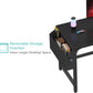 Computer Desk with File Drawers Cabinet, 47 Inch Reversible Home Office Desks with Filing Cabinet for Small Space, Gaming Study Writing Table PC Desks, Black