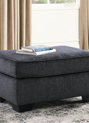 Ashley Furniture Altari Contemporary Dark Gray Rectangular Accent Ottoman