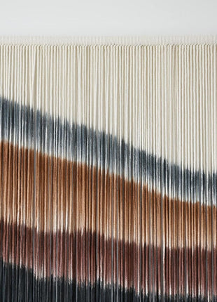 Large Tie-Dye Macrame Wall Tapestry for Home Decor (57" W x 35" L)