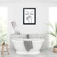 Black and White Bathroom Wall Decor Bad Smell Humorous Wall Art Funny Guest Toilet Picture Print Painting Modern Minimalistic Bathroom Sign