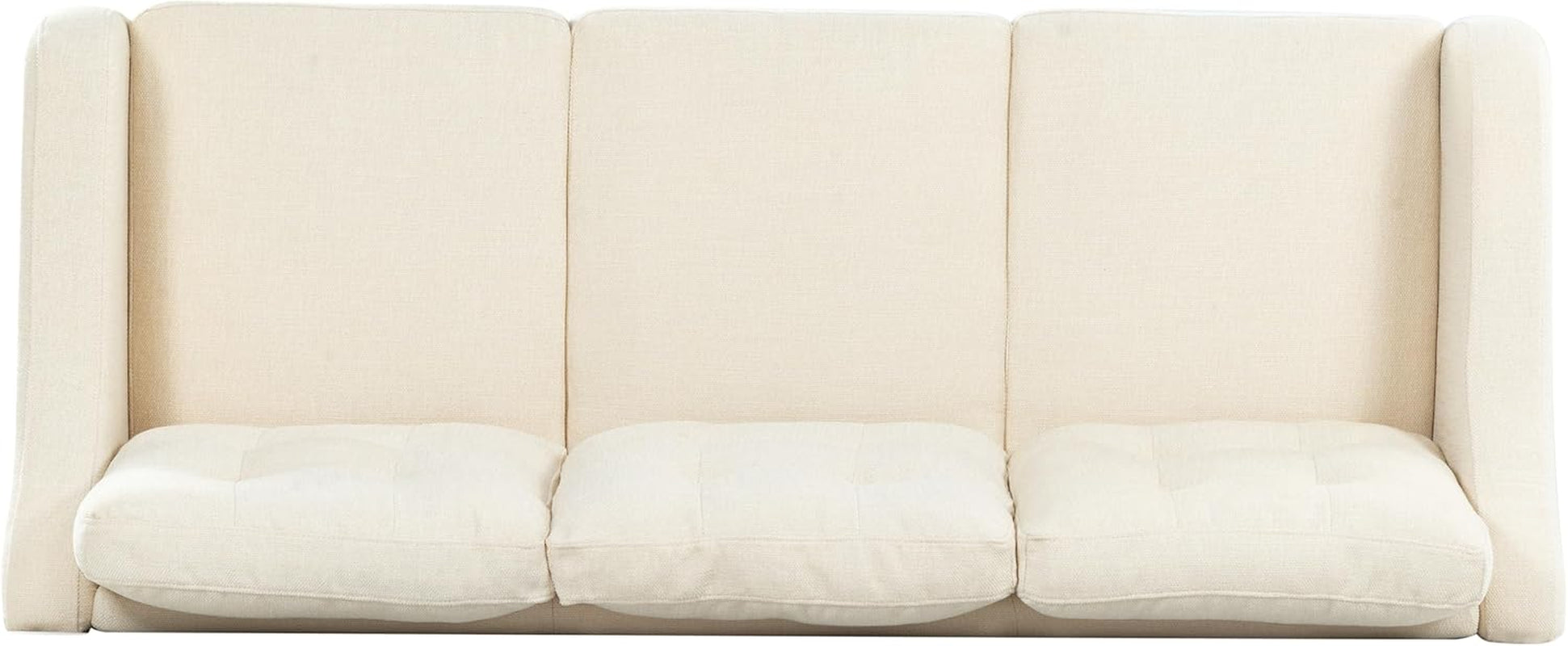 Couture Furniture Collection Nathaniel Cream Tufted 3-Seater Sofa