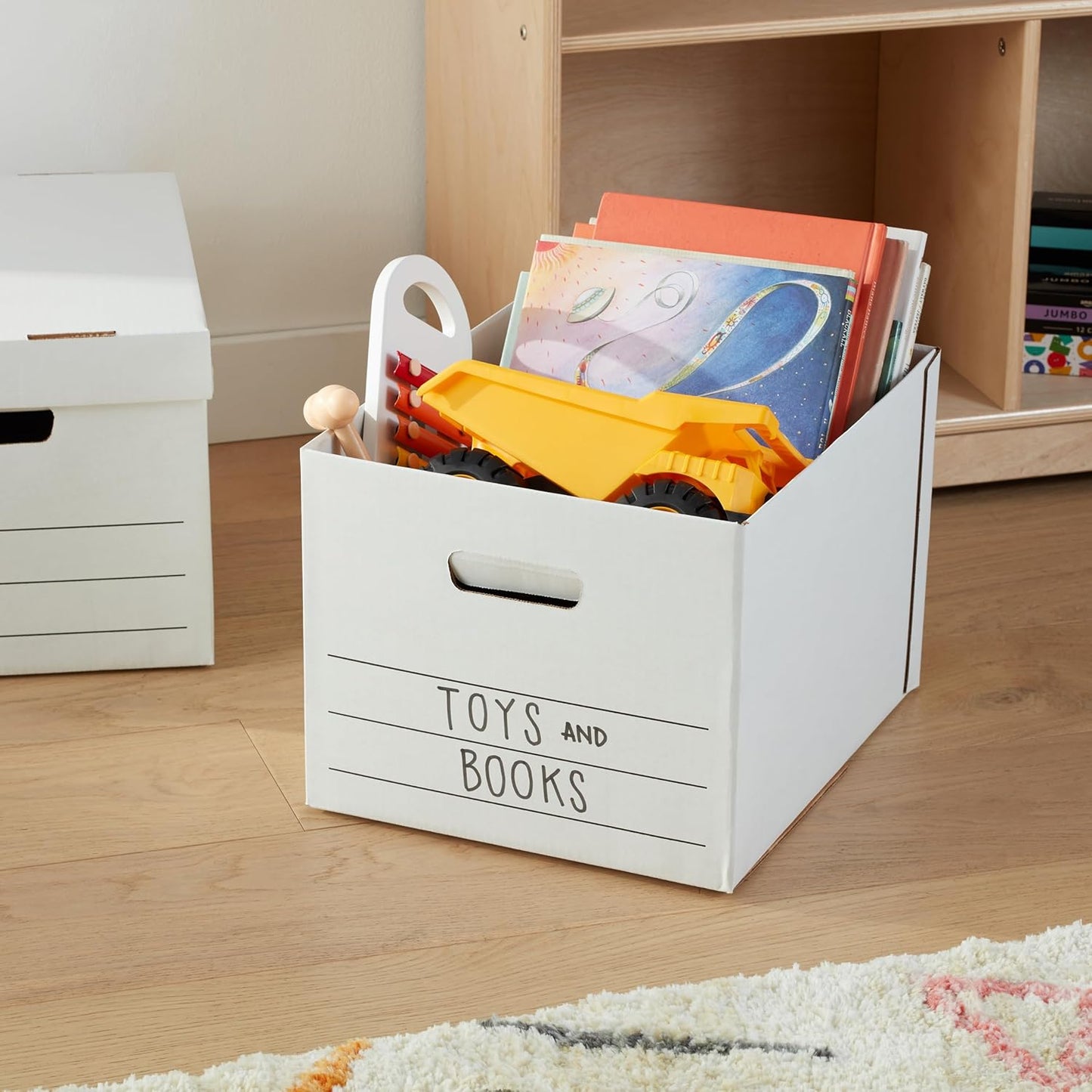 Storage/Filing Boxes with Lift-Off Lid - Letter/Legal Size, Sturdy, Easy Assembly, White, 16.2" L X 12.5" W X 10.5" H, Pack of 20