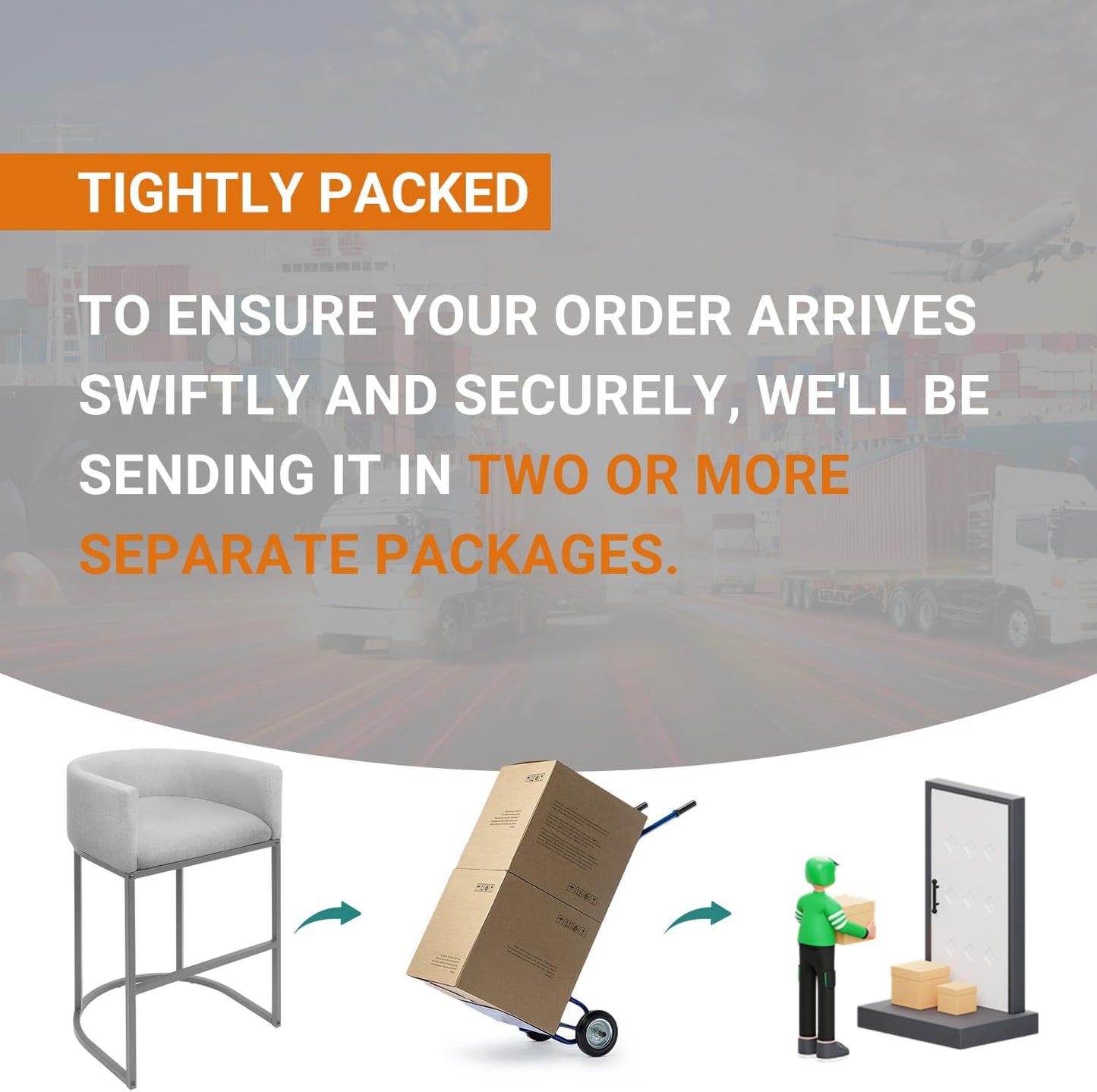 26" H Counter Height Bar Stools Set of 3, Modern Barrel Counter Stools with Backrest and Arms, Linen Fabric Upholstered Accent Barstools for Kitchen Island,Support 450 LBS (Beige)